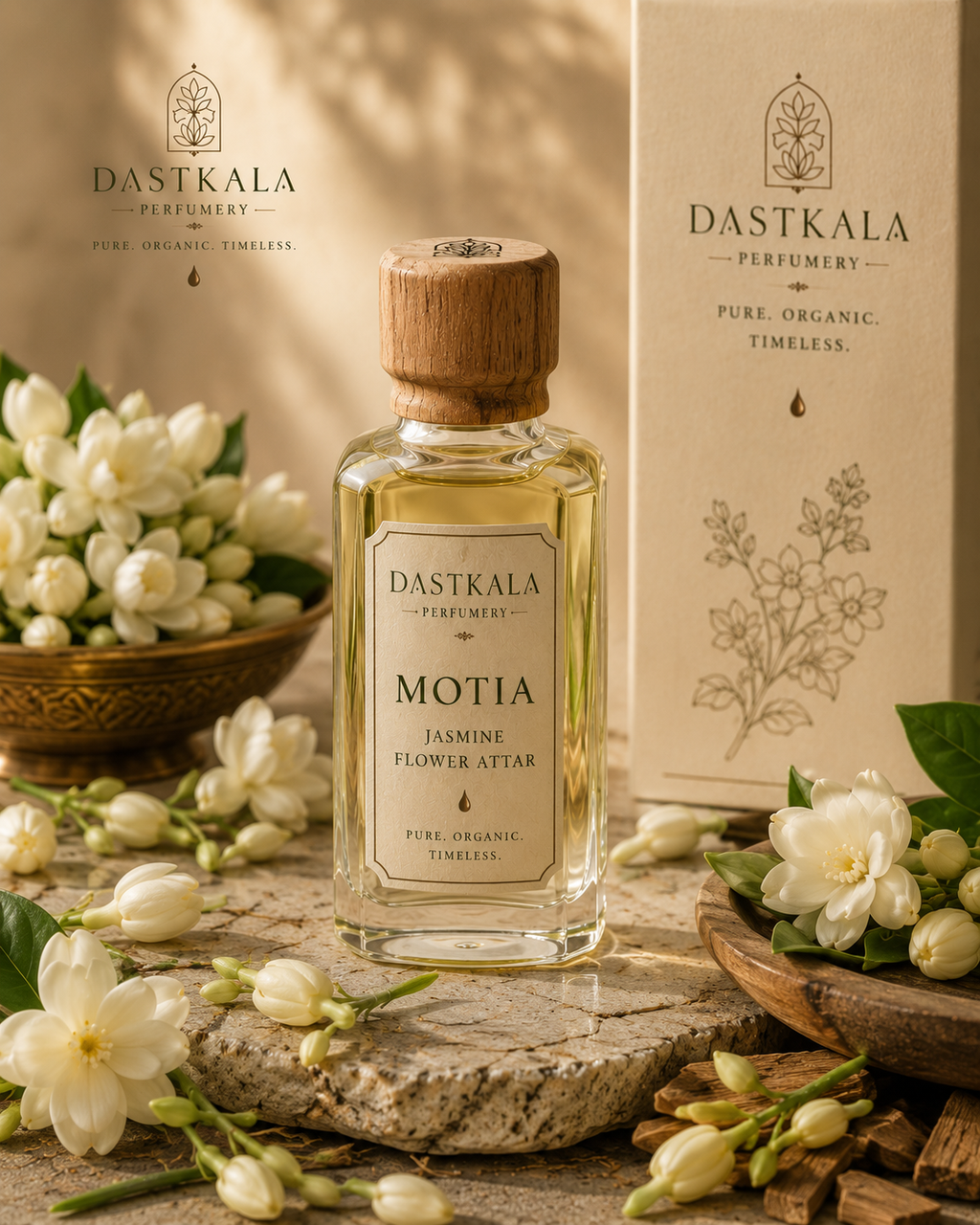 Attar Motia | Organic Perfume | Handcrafted | Alcohol Free