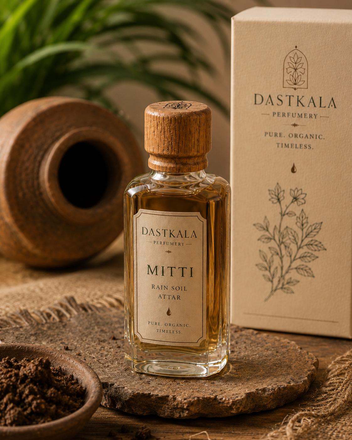 Attar Mitti | Organic Perfume | Handcrafted | Alcohol Free