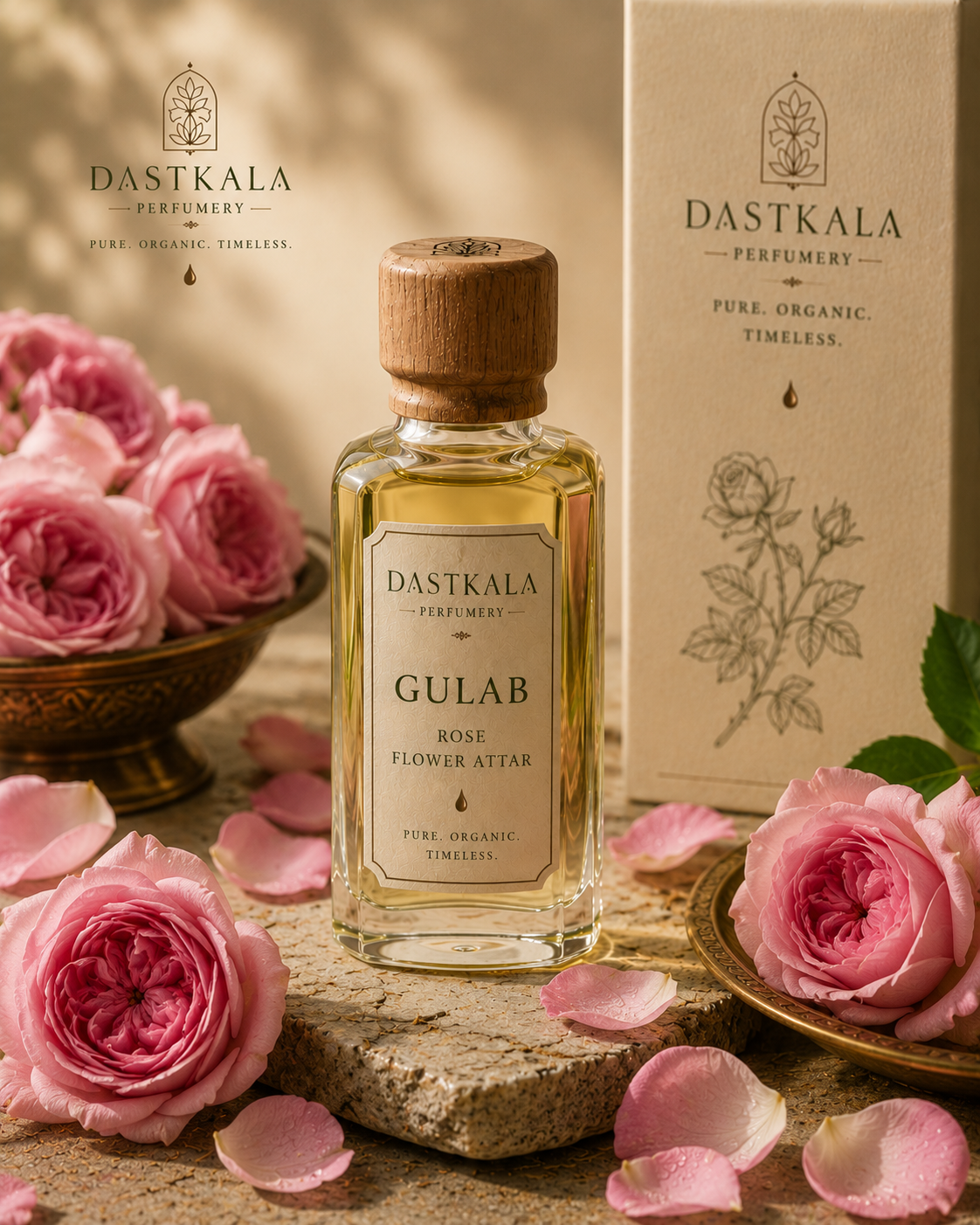Attar Gulaab | Organic Perfume | Handcrafted | Alcohol Free